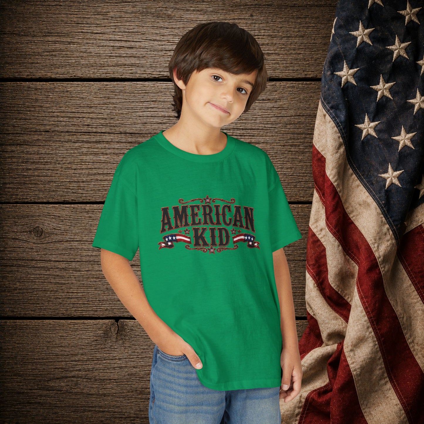 American Kid Patriot  Youth T-Shirt