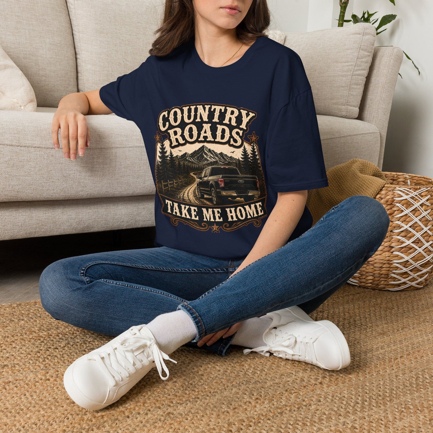 Country Roads Ford  Adult Size T-Shirt