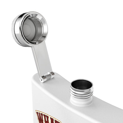 Happens At Campfire  Stainless Steel Flask, 6oz