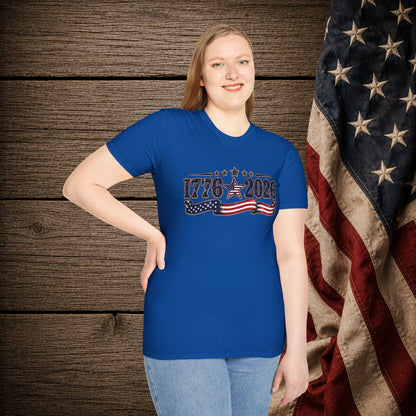1776 - 2026 Patriot  Adult Size T-Shirt
