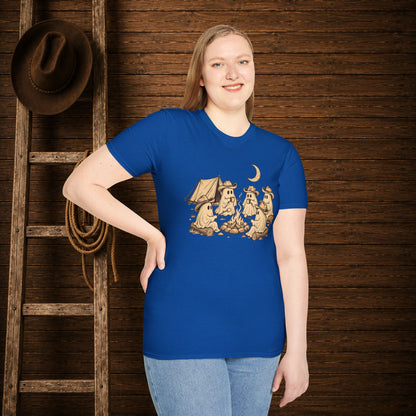 Spooky Campfire   Adult Size T-Shirt
