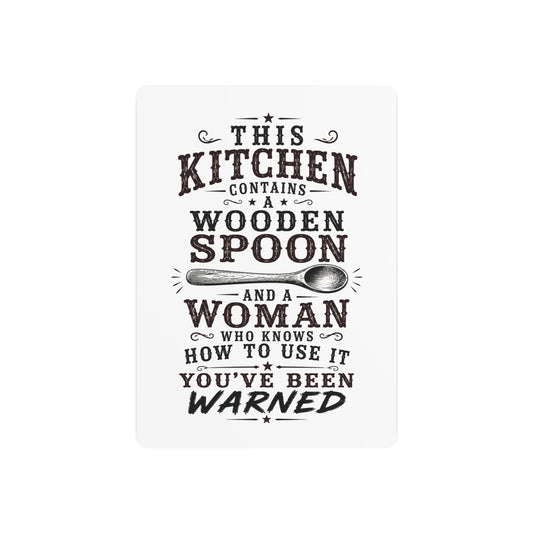 Wooden Spoon Kitchen  Metal Art Sign
