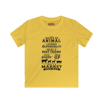 Market Project. Grew Up.   Kids Size T-Shirts