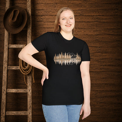 Wolf Reflection  Adult Size T-Shirt