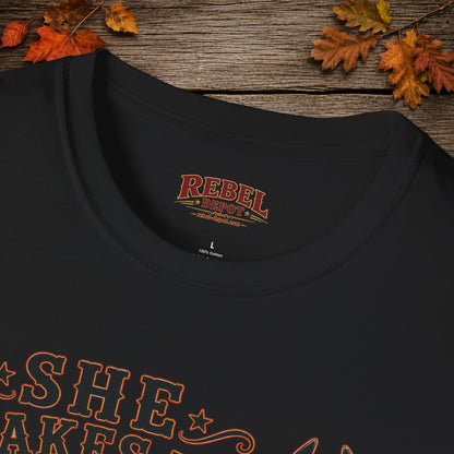 She's A Bow Hunter  Adult Size T-Shirt
