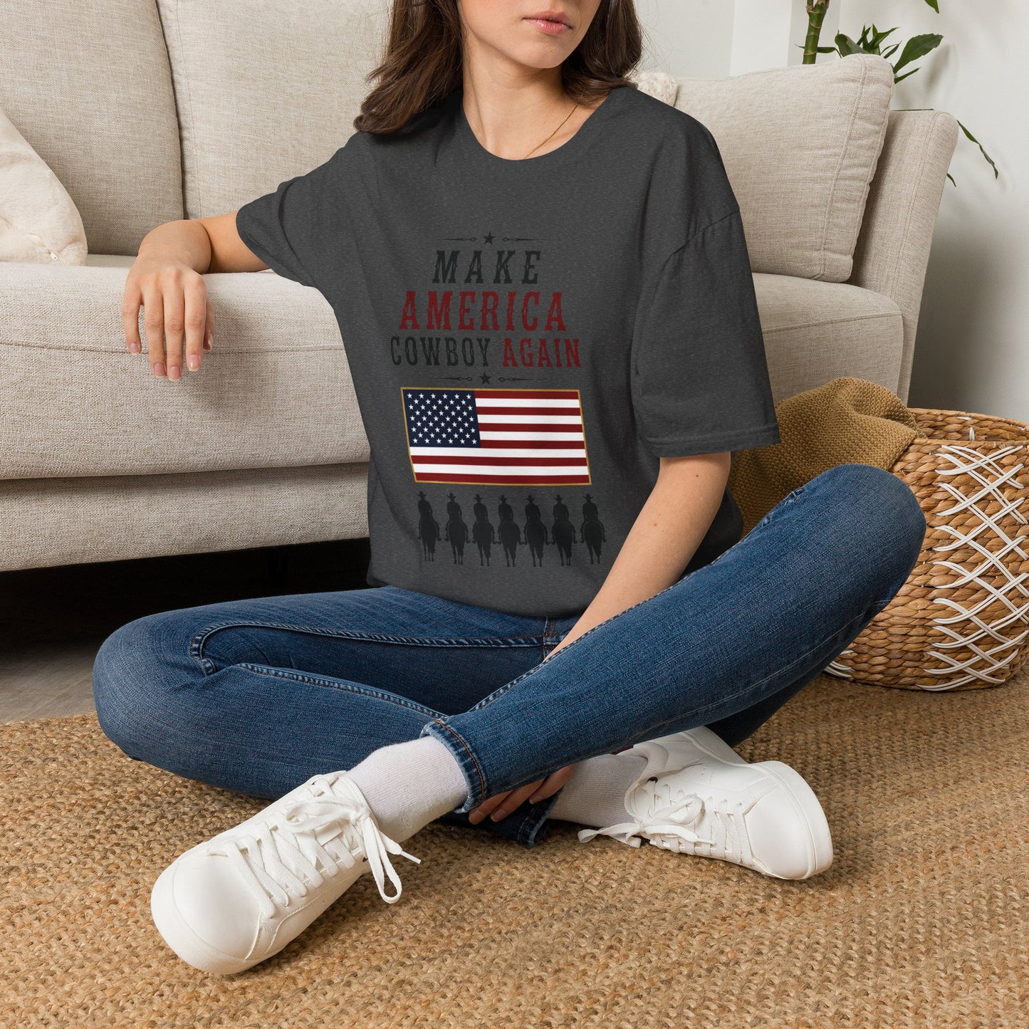 Make America Cowboy Again (Front) T-Shirt