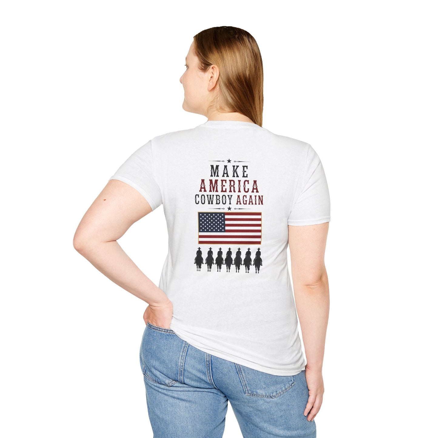 Make America Cowboy Again (Back) T-Shirt