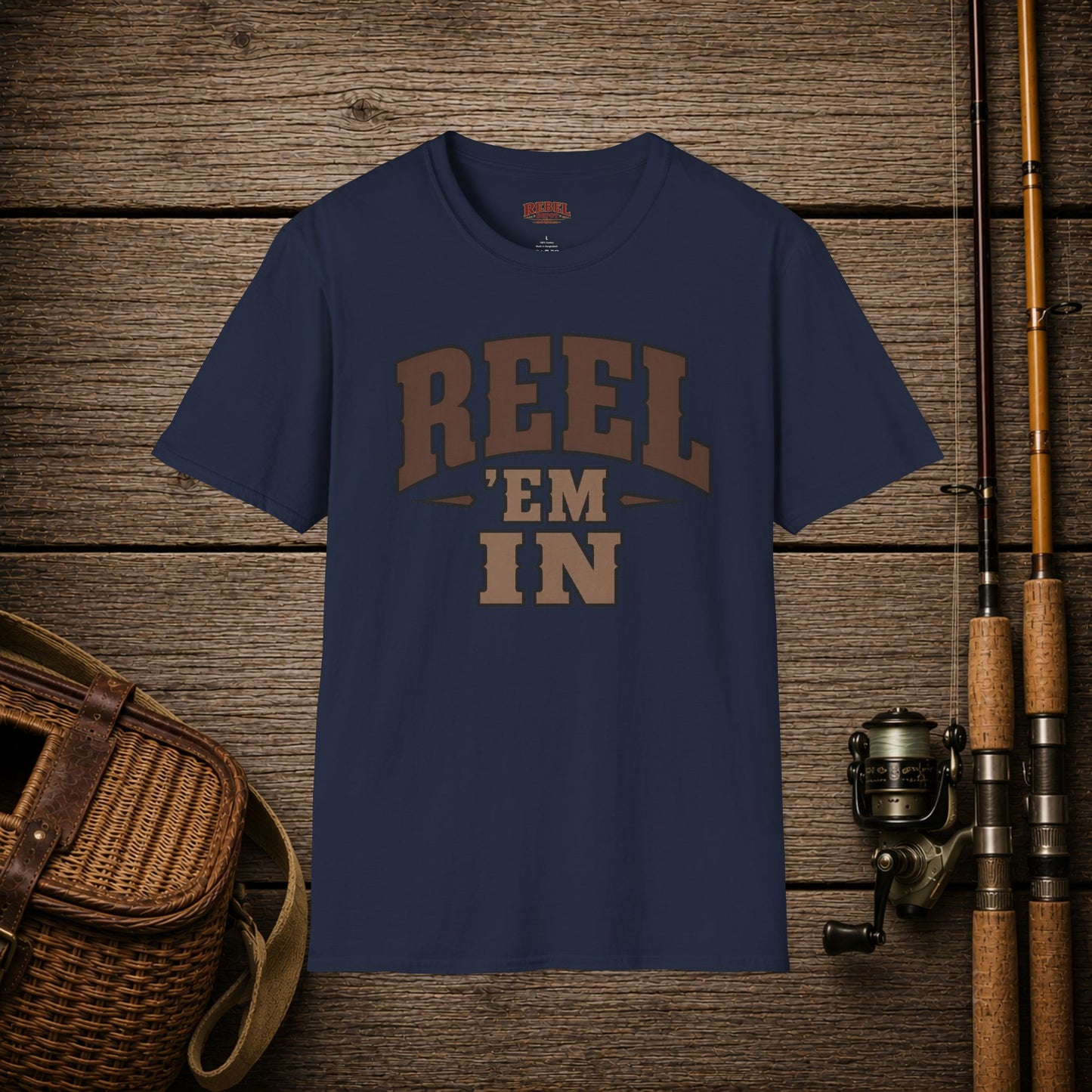 Reel 'Em In  Adult T-Shirt