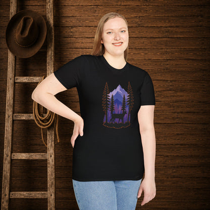 Twilight Buck   Adult Size T-Shirt