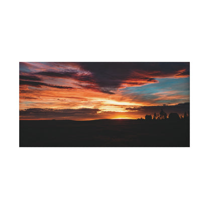 Country Sunset Matte Canvas Art
