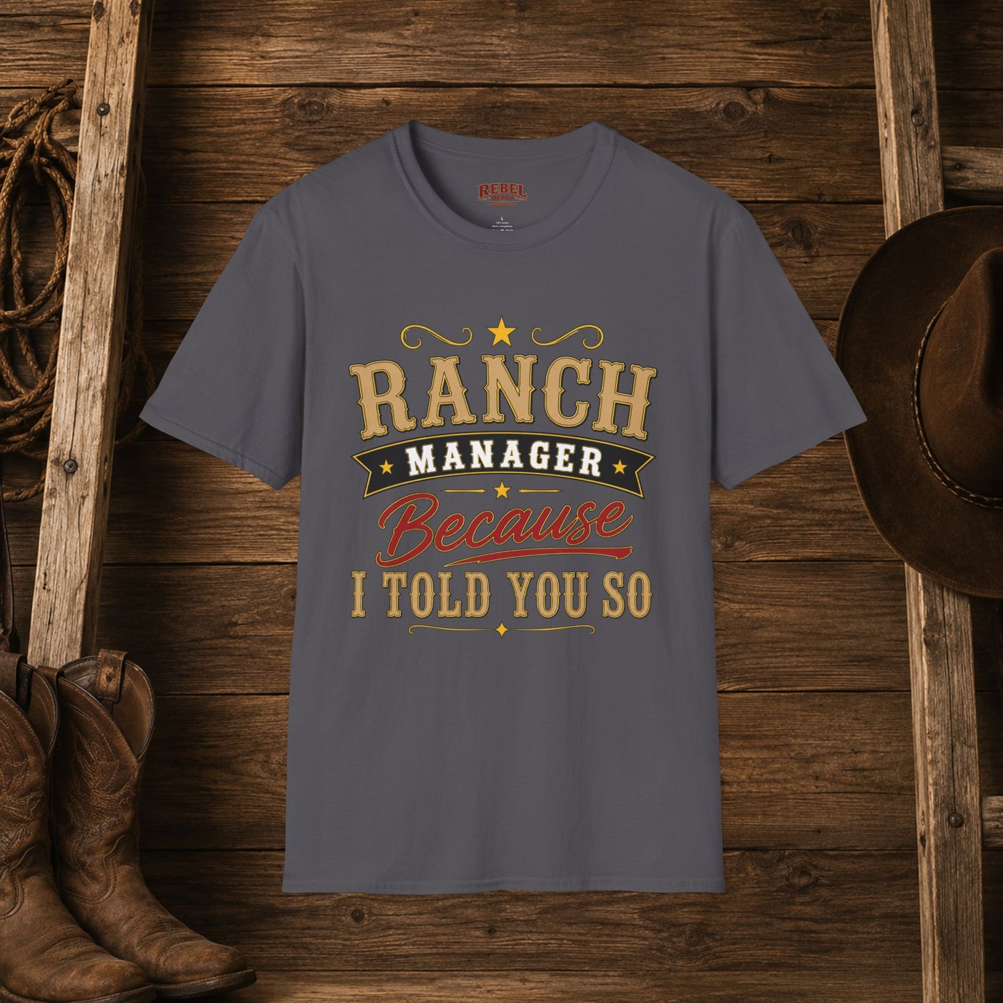 Ranch Manager  Adult Size T-Shirt
