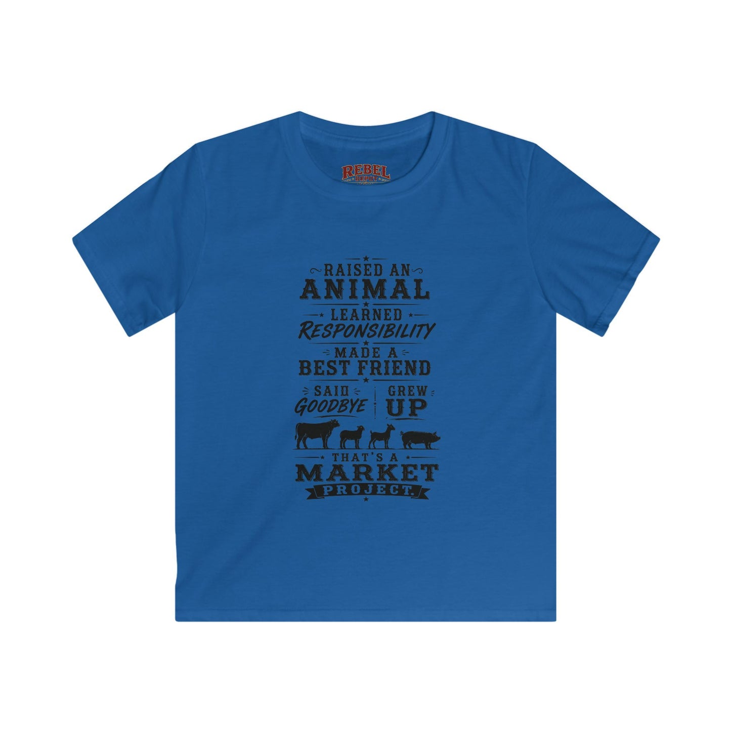 Market Project. Grew Up.   Kids Size T-Shirts