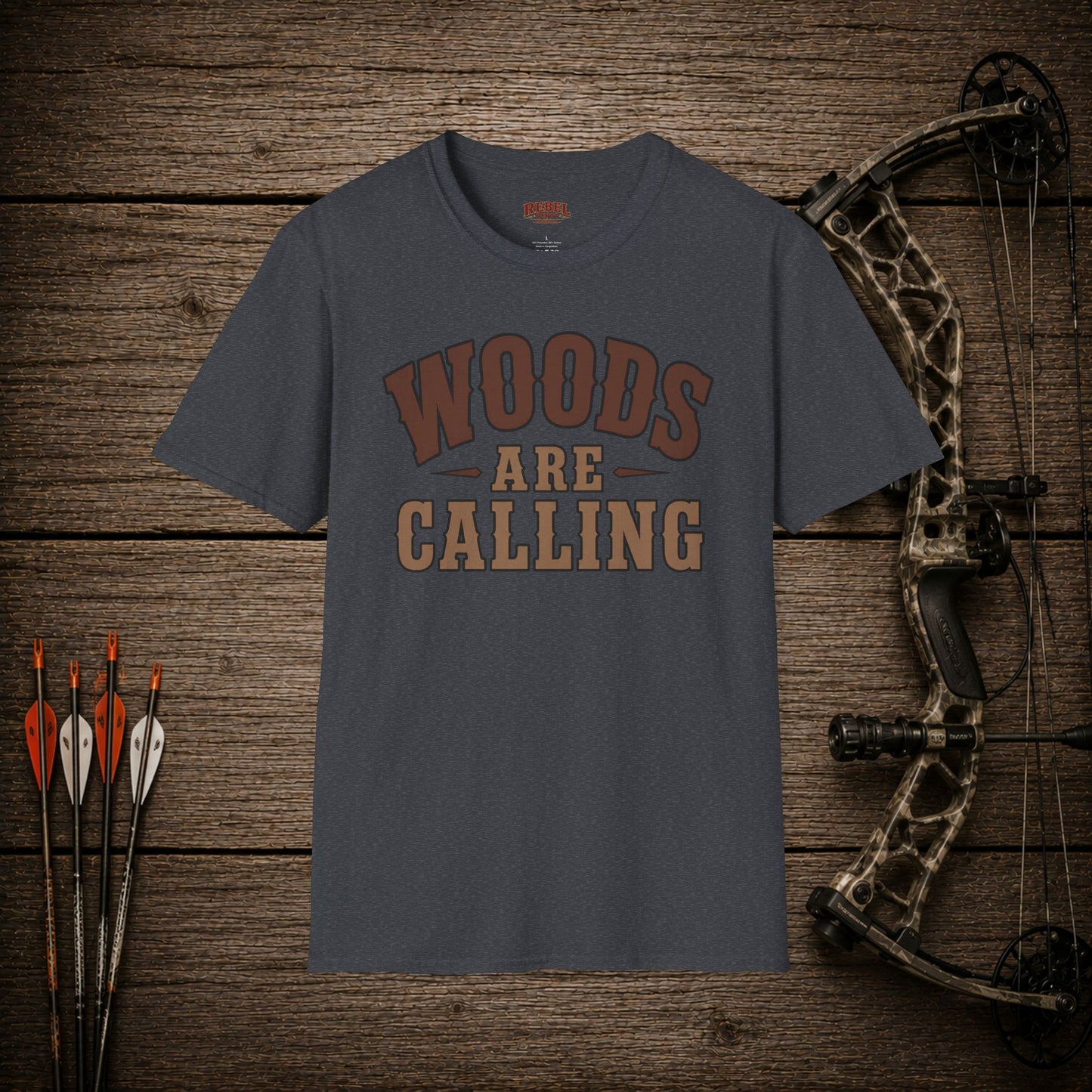 Woods Are Calling  Adult T-Shirt