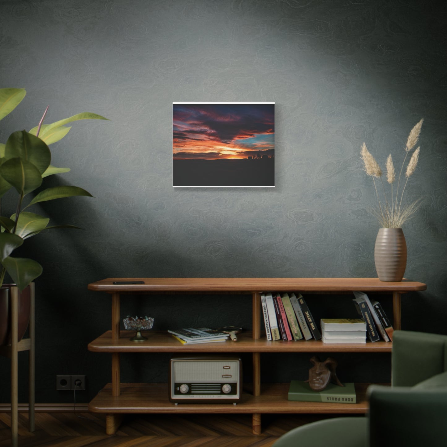 Country Sunset Matte Canvas Art