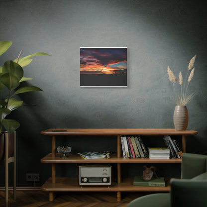 Country Sunset Matte Canvas Art