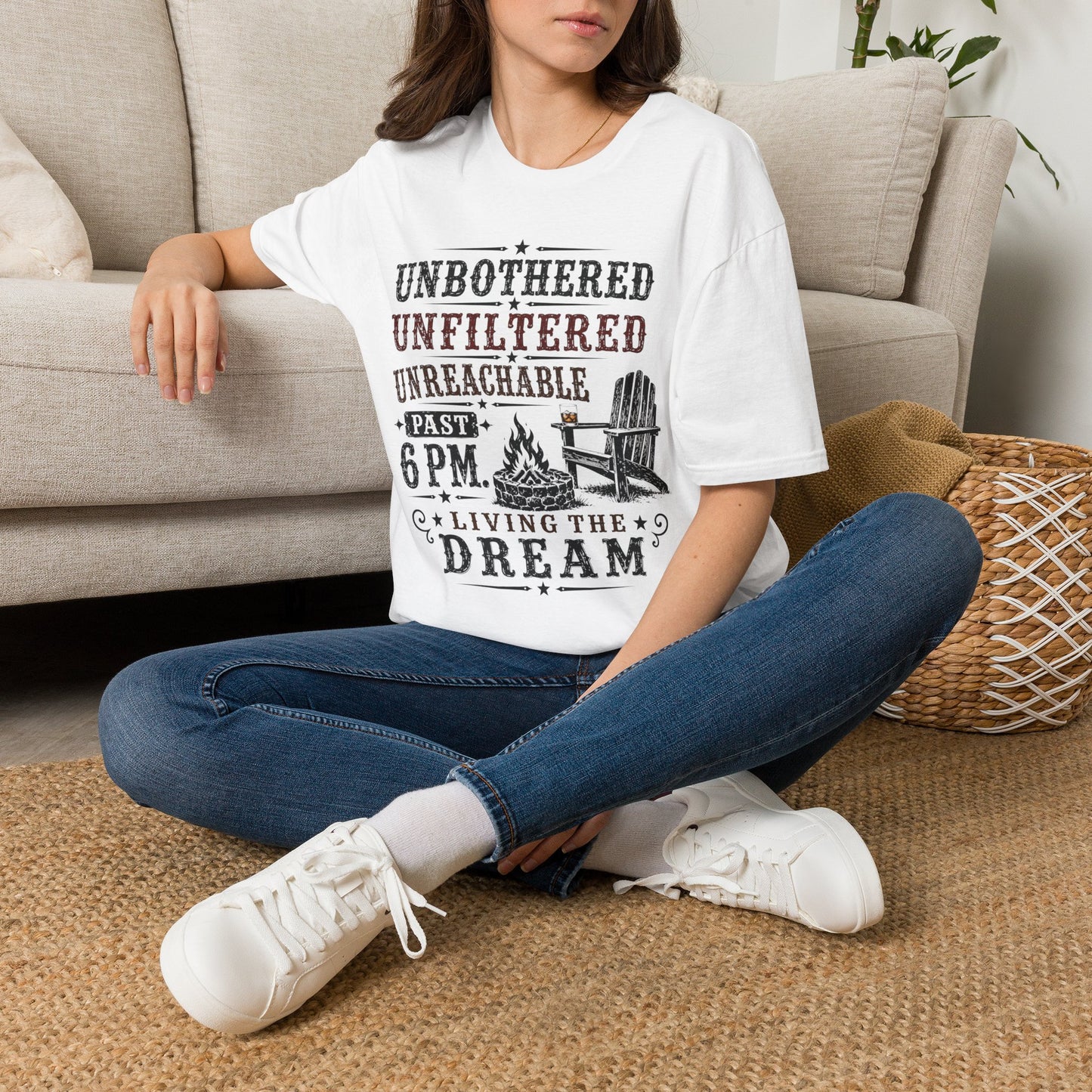 Living The Dream  Adult Size T-Shirt