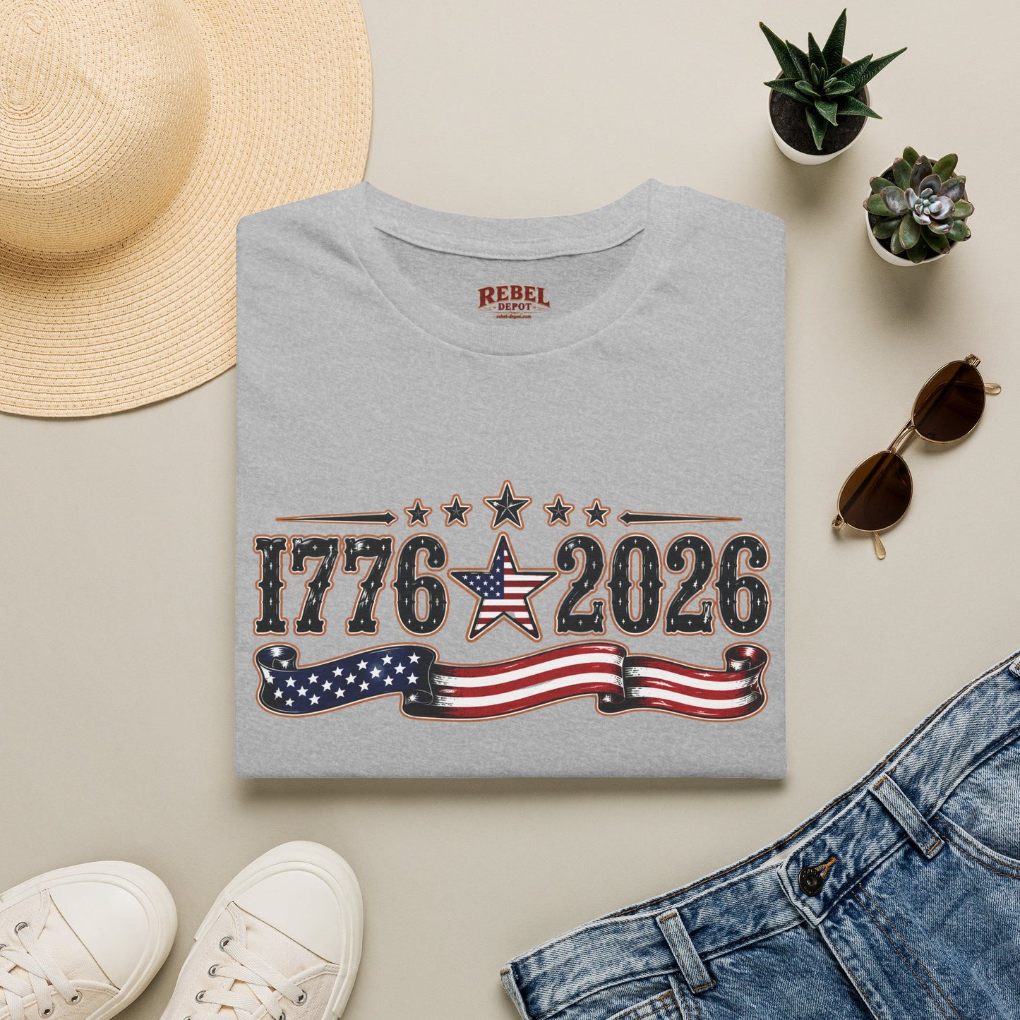 1776 - 2026 Patriot  Adult Size T-Shirt