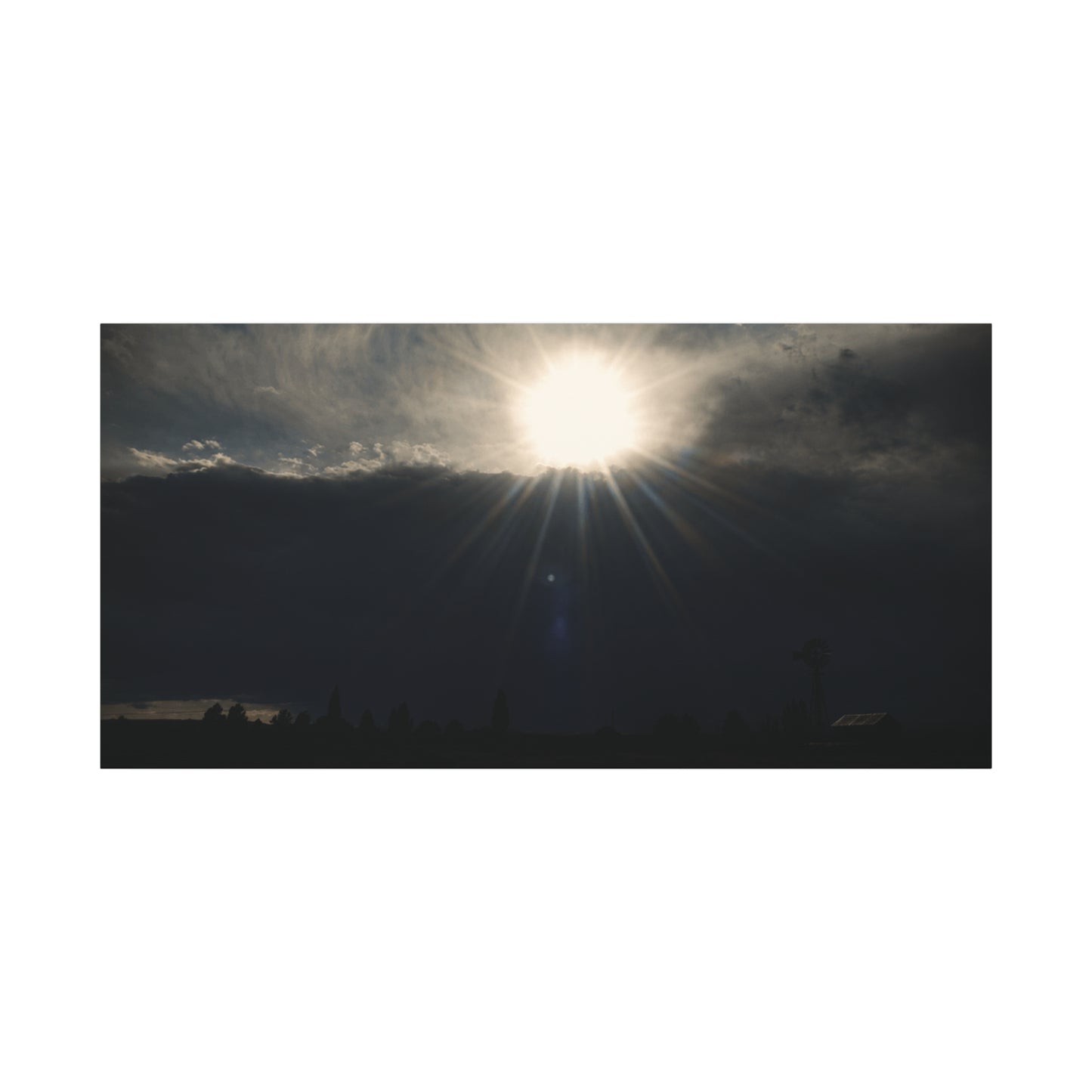 Farm Sunray Matte Canvas Art