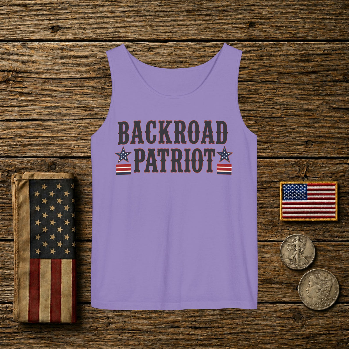 Backroad Patriot   Adult Unisex Tank Top