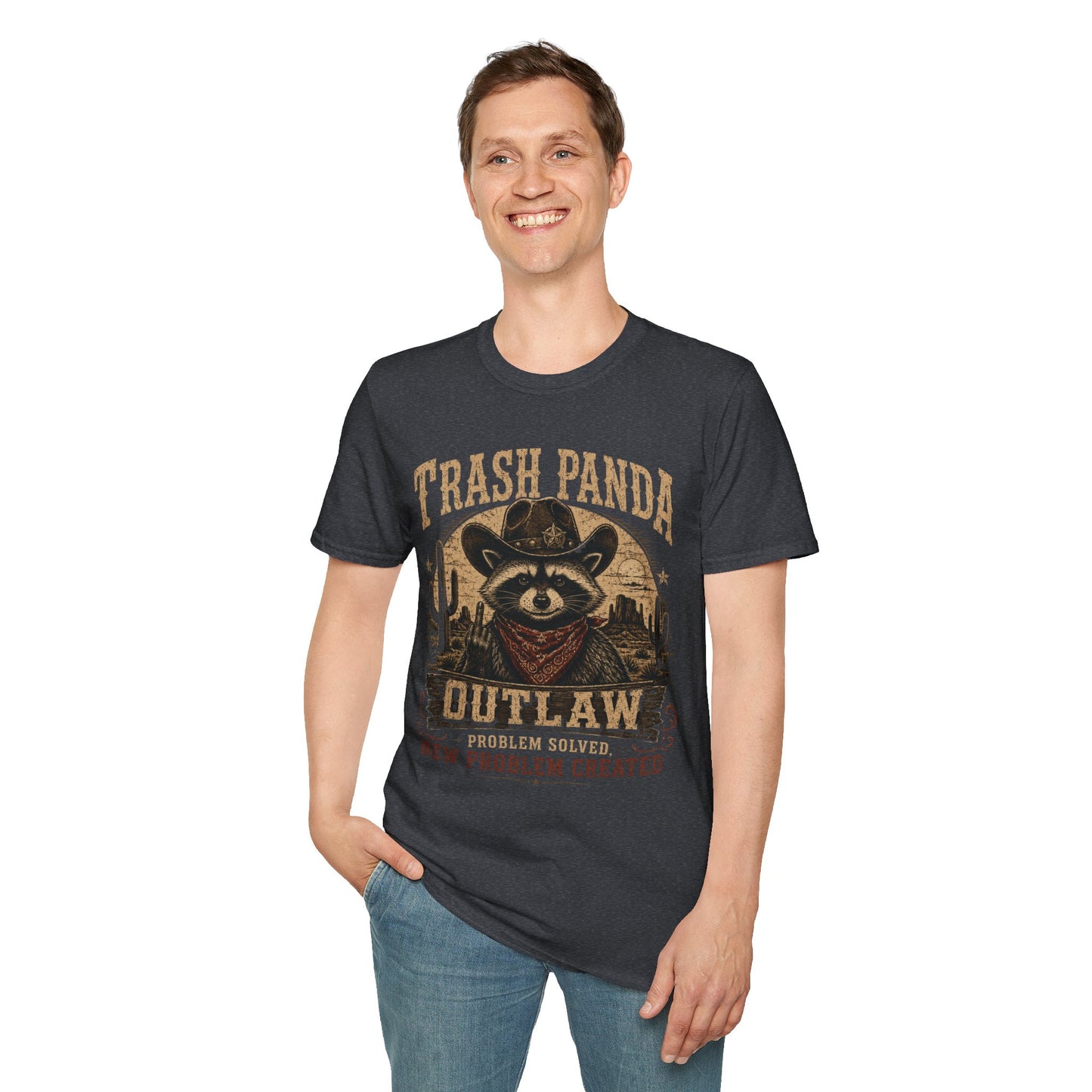 Trash Panda Outlaw (Offensive) Cowboy T-Shirt
