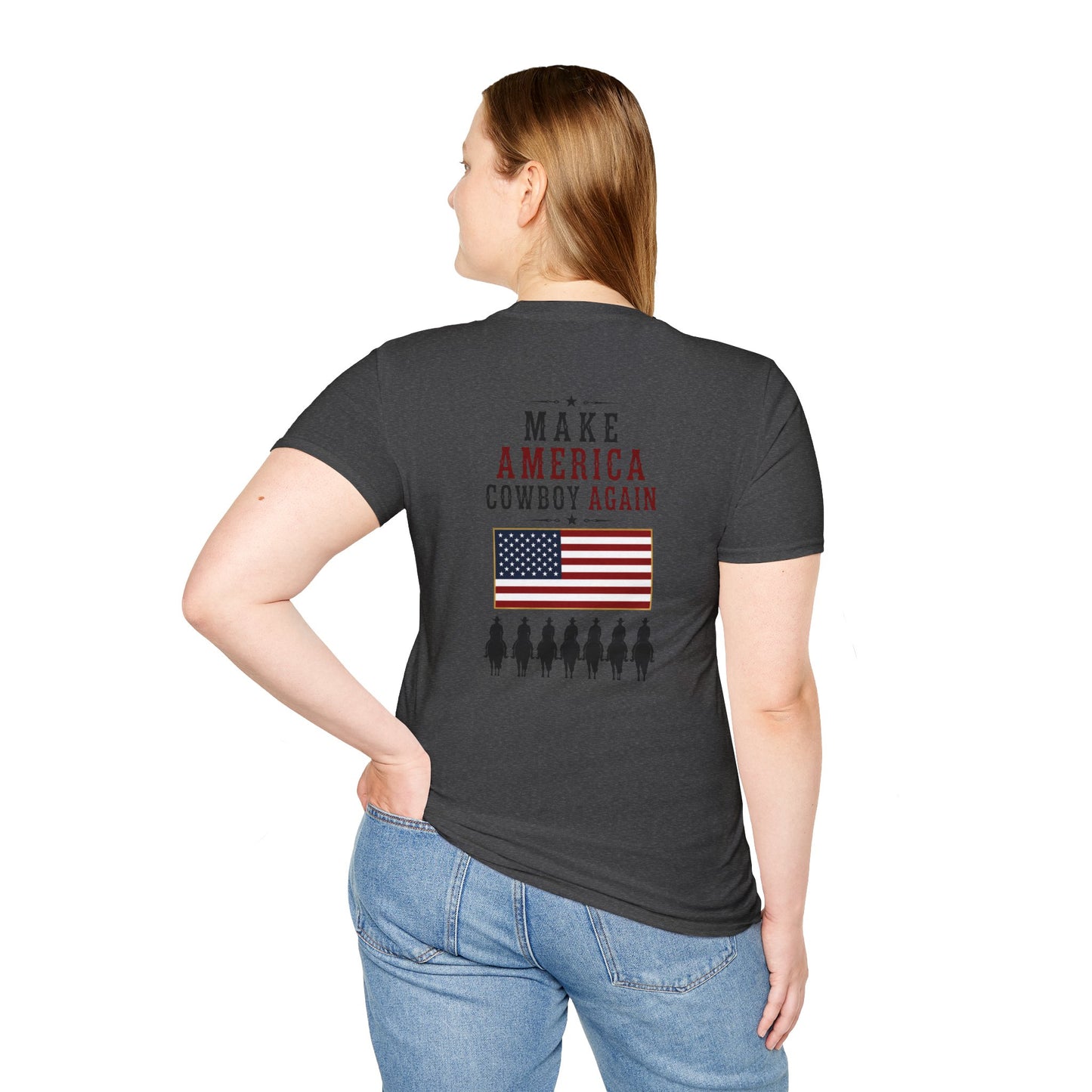 Make America Cowboy Again (Back) T-Shirt