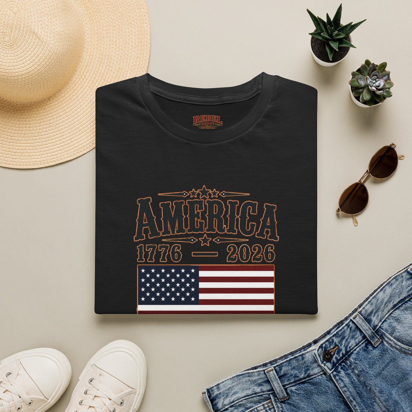 America 1776-2026  Adult Size T-Shirt