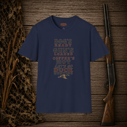 Dog Gun Duck  Adult Size T-Shirt