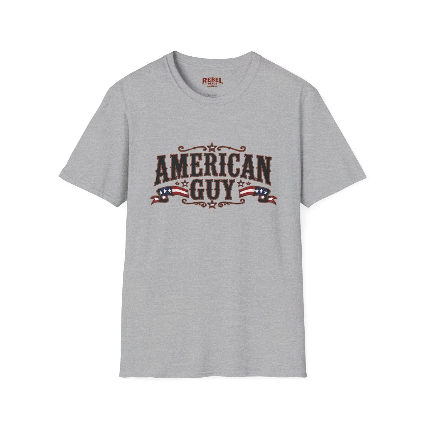 American Guy Patriot  Adult Size T-Shirt