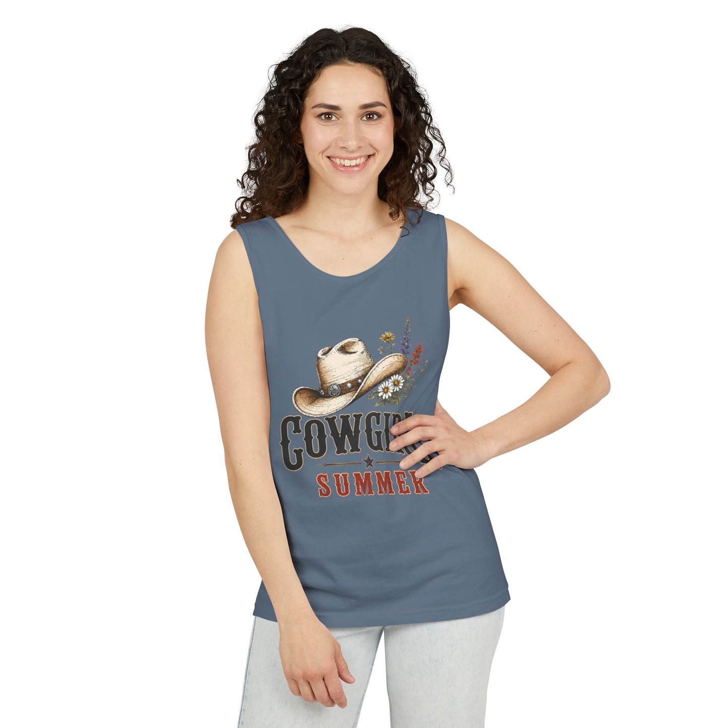 Cowgirl Summer   Adult Unisex Tank Top