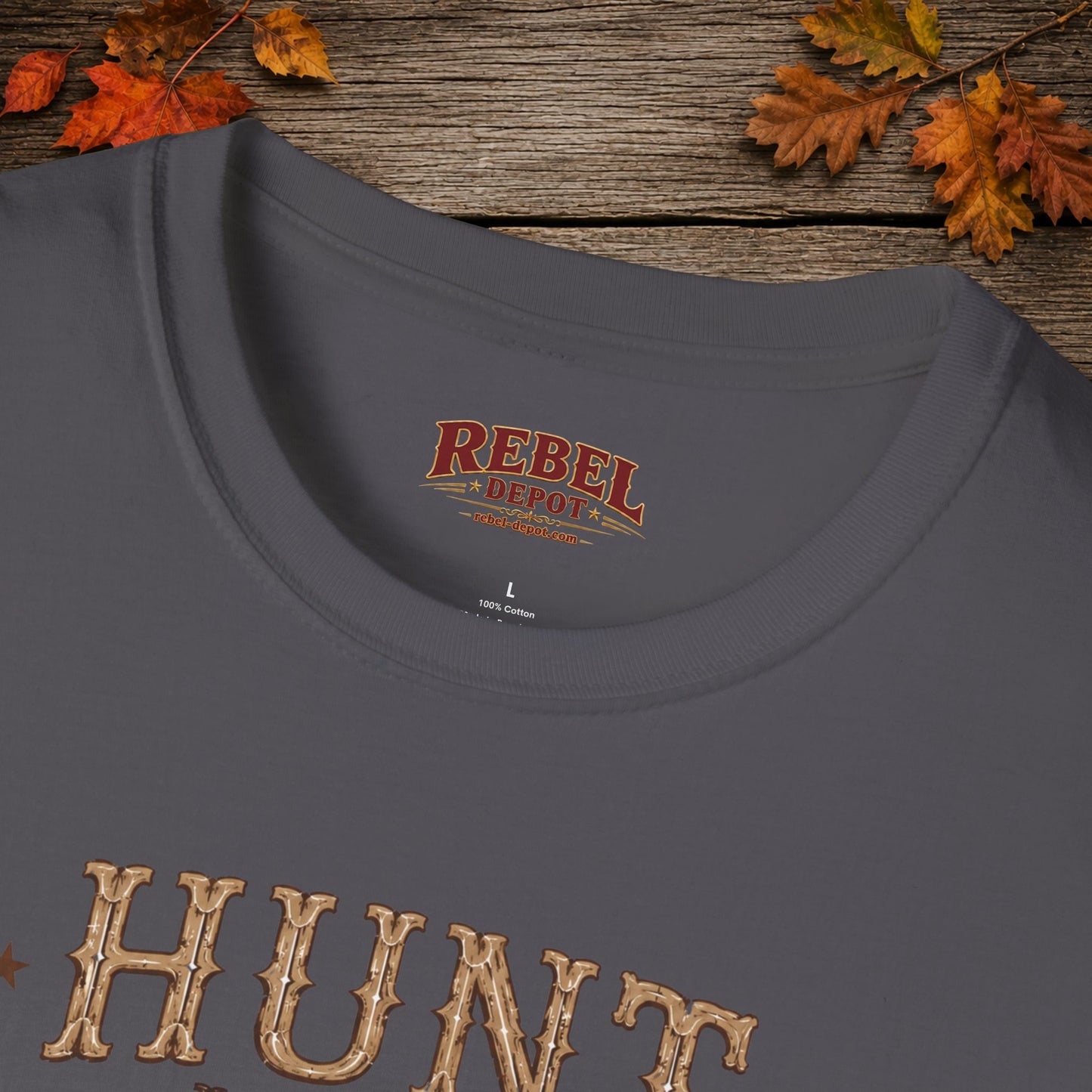 Hunt Fish Work  Adult Size T-Shirt