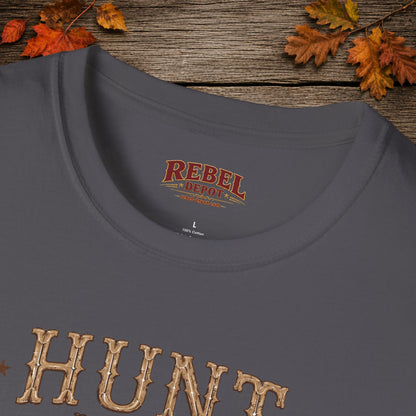 Hunt Fish Work  Adult Size T-Shirt