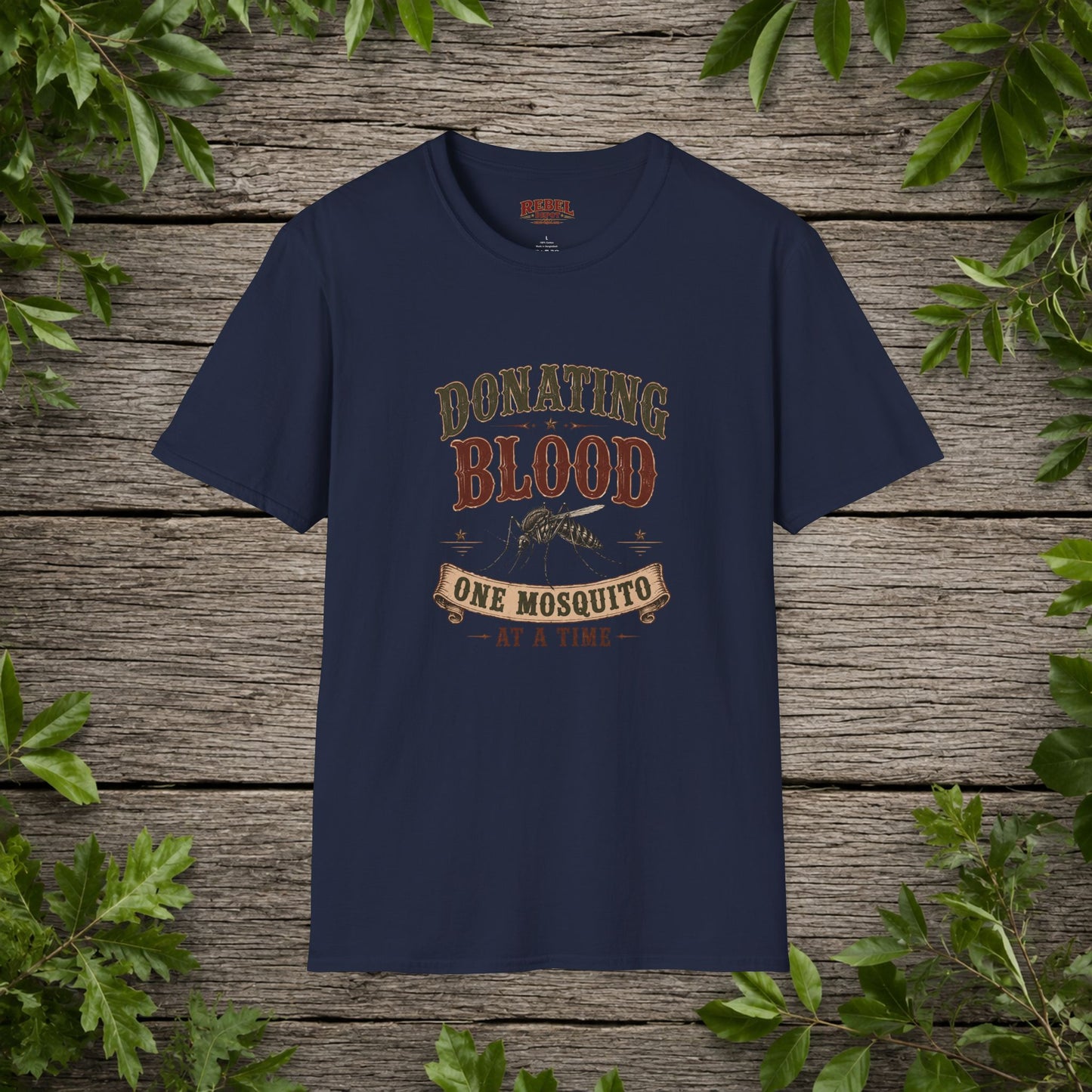 Donating Blood   Adult Size T-Shirt
