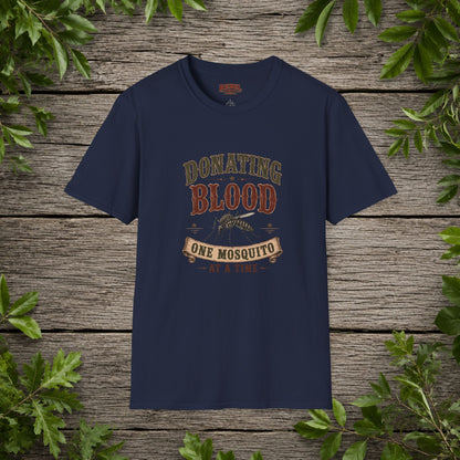 Donating Blood   Adult Size T-Shirt
