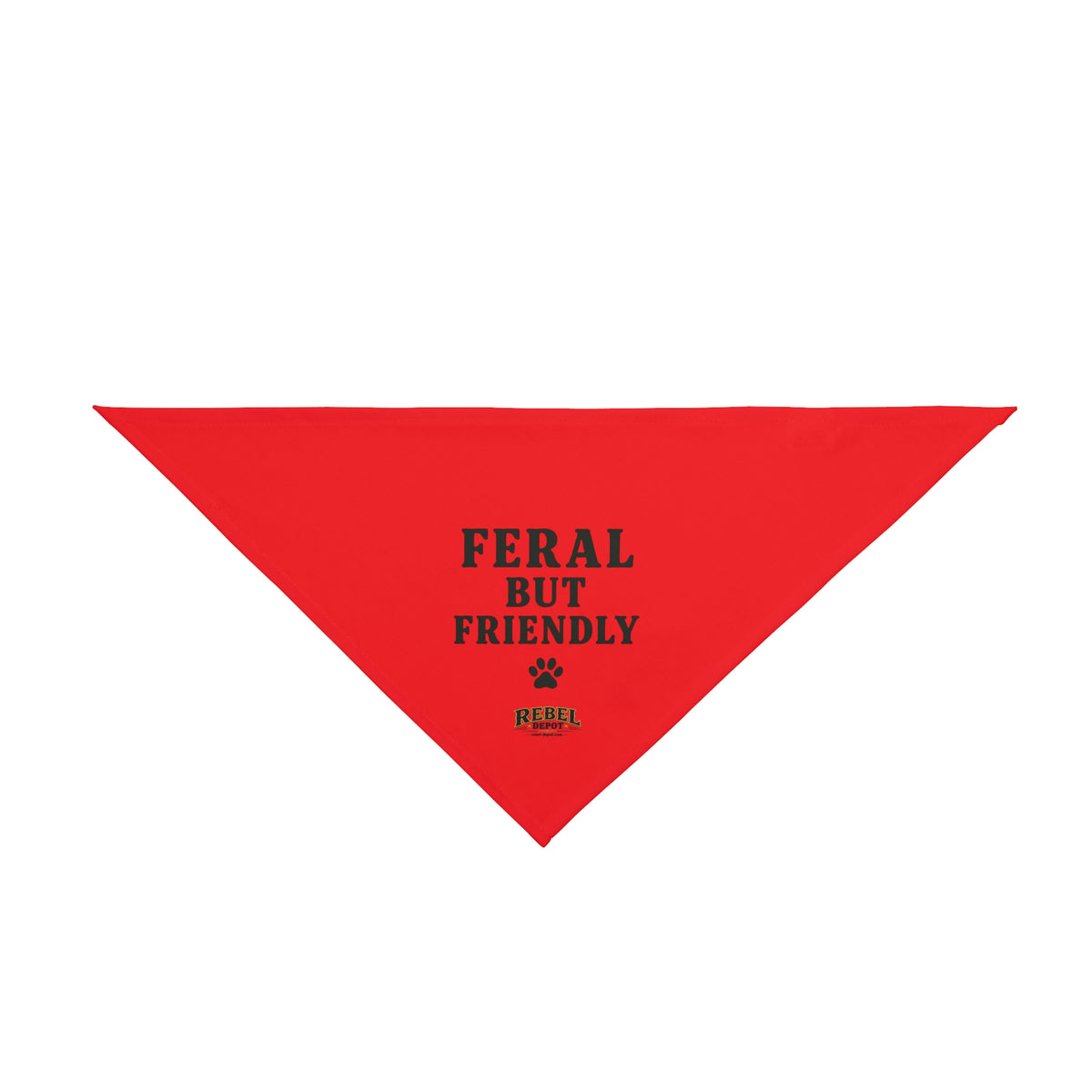 Feral But Friendly  Pet Bandana