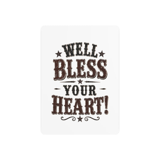 Bless Your Heart  Metal Art Sign