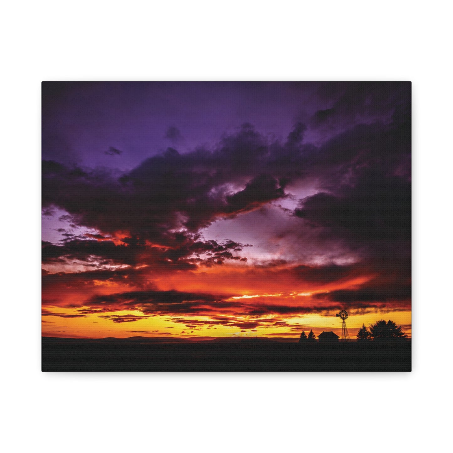 Ranch Sunset Matte Canvas Art