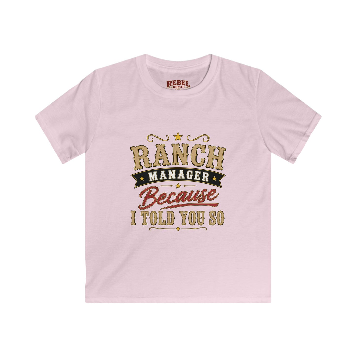 Ranch Manager Kids T-Shirts