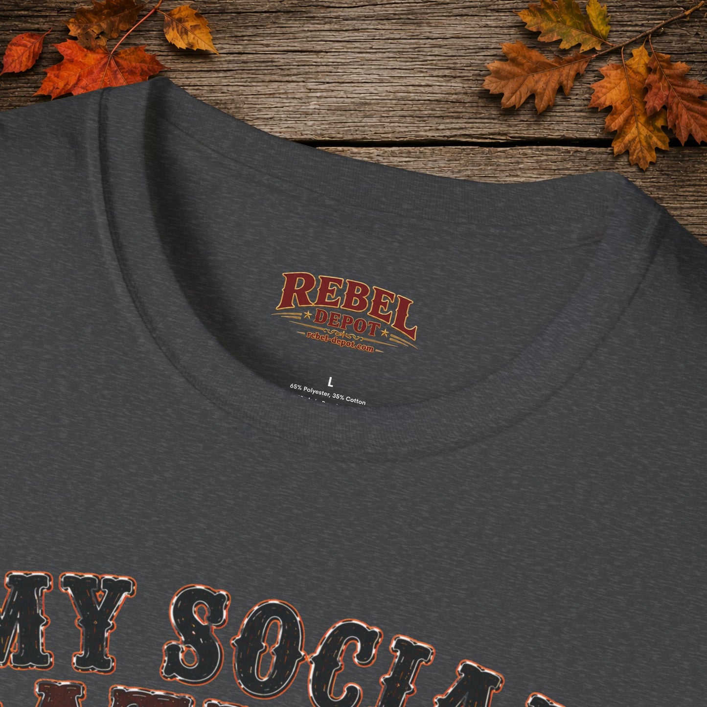 Social Battery Died  Adult Size T-Shirt