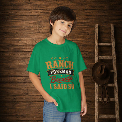 Ranch Foreman Youth T-Shirt