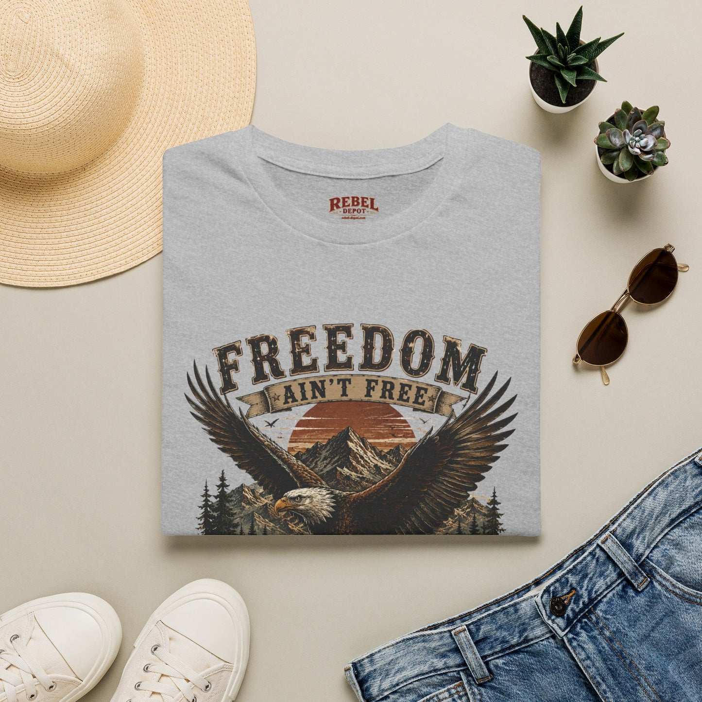 American Rebel Eagle Adult Size T-Shirt