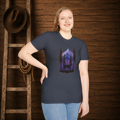 Twilight Buck   Adult Size T-Shirt