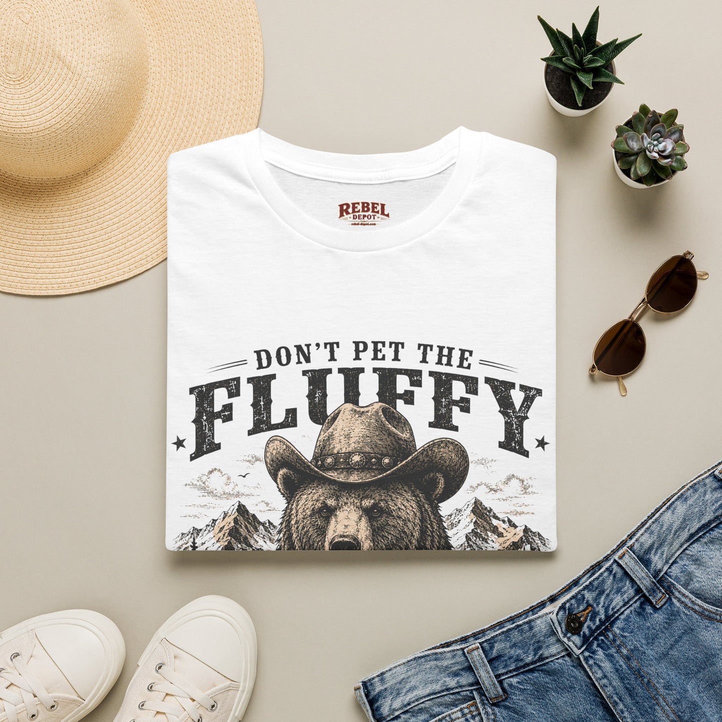 Don't Pet the Fluffy Cowboy T-Shirt