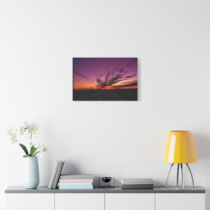 Backroad Sunset Matte Canvas