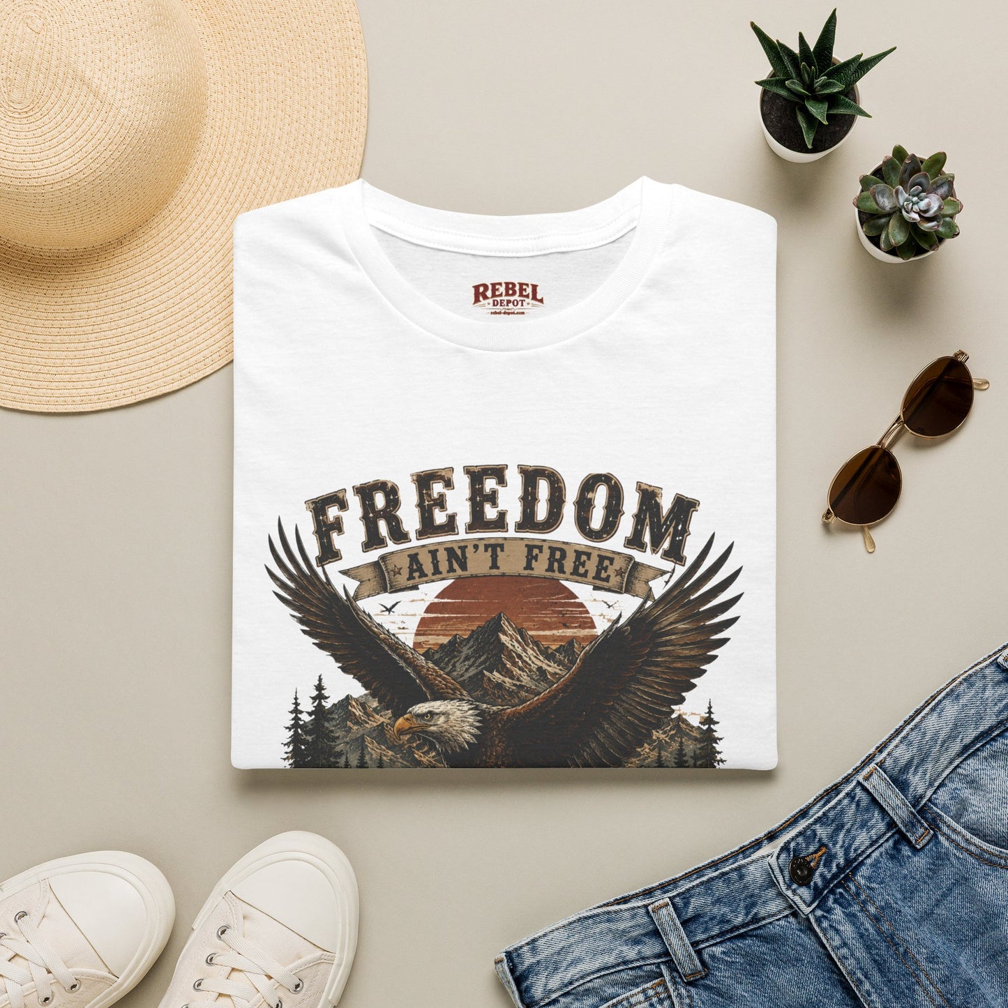 American Rebel Eagle Adult Size T-Shirt
