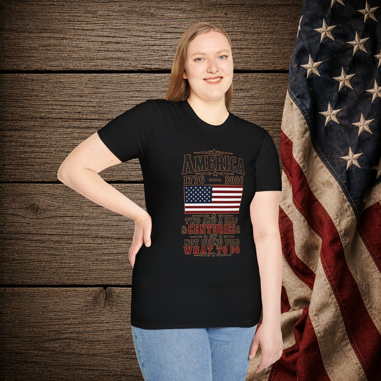 America 1776-2026  Adult Size T-Shirt