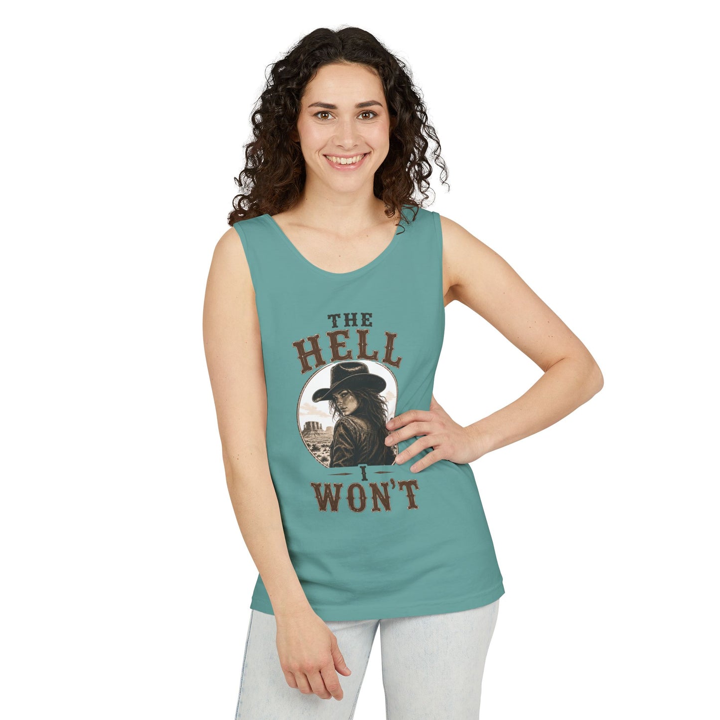 Hell I Won't   Adult Unisex Tank Top