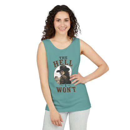 Hell I Won't   Adult Unisex Tank Top