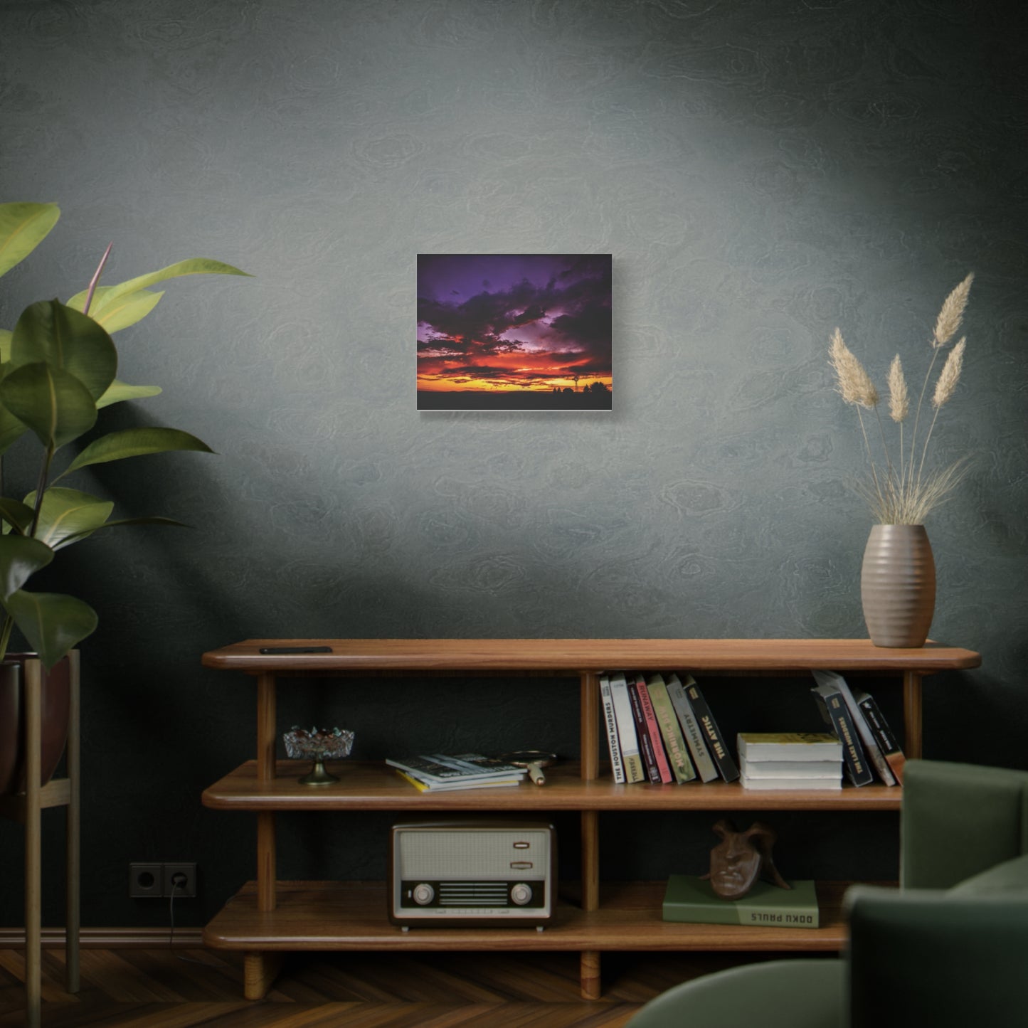Ranch Sunset Matte Canvas Art