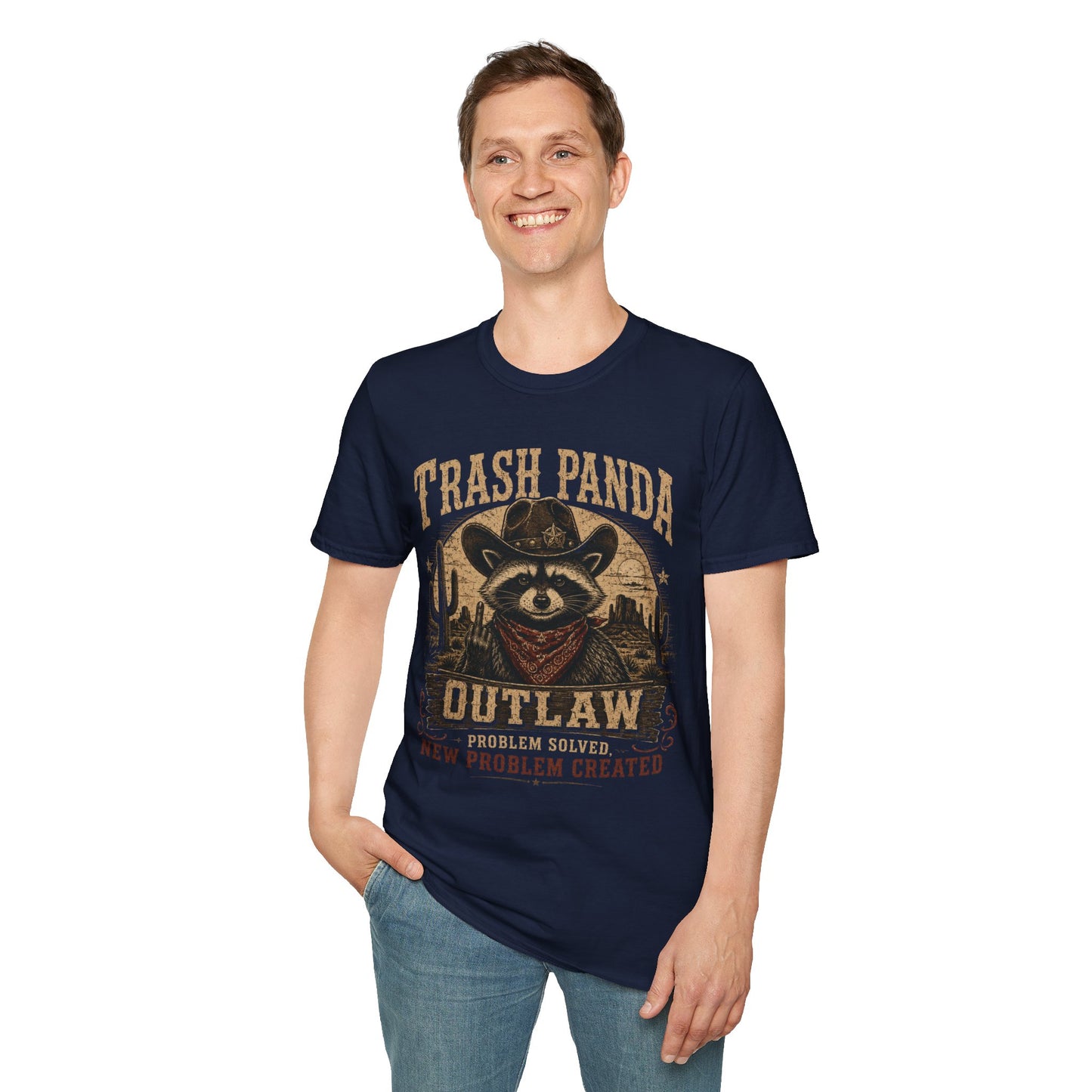 Trash Panda Outlaw (Offensive) Cowboy T-Shirt
