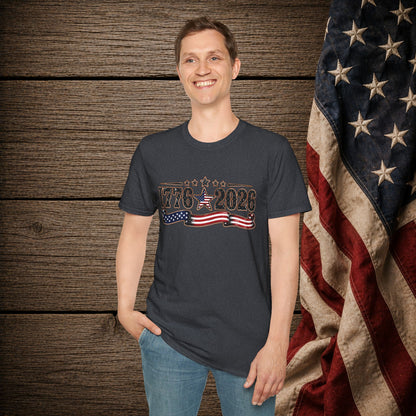 1776 - 2026 Patriot  Adult Size T-Shirt
